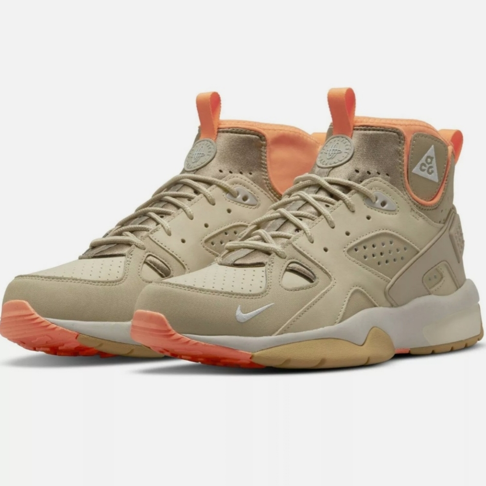 Nike ACG Air Mowabb Limestone Brown Orange Silver Khaki DM0840-200 Mens Size